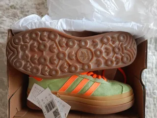 Adidas Gazelle Bold Verde Naranja