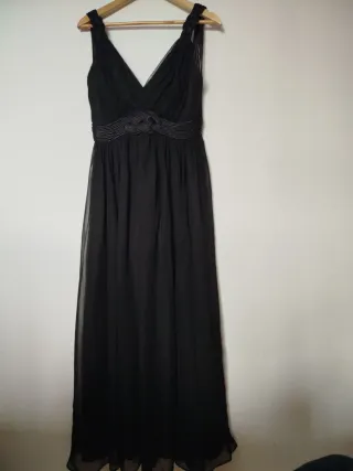 Vestido de fiesta negro talla 42