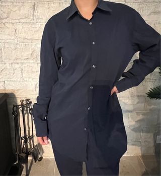 Camisa Hugo Boss Azul Oscuro Talla 41