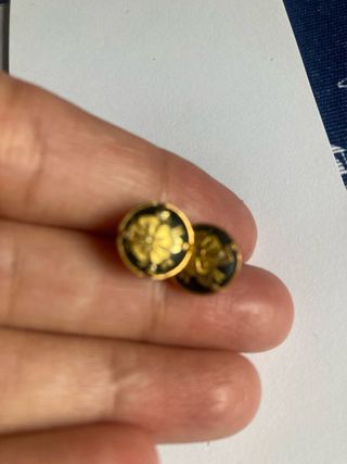 Pendientes Tordanos Flor Dorada