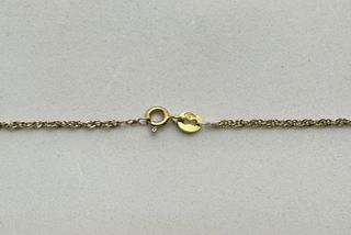 Cadena Singapour de oro de 18k, 2.85 g, 46 cm.