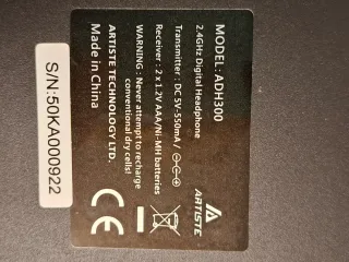 Auriculares Inalambricos TV Artiste