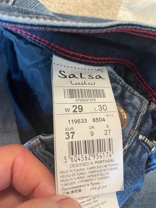 Pantalón vaquero Salsa azul