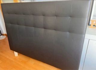 Cabecero marrón polipiel