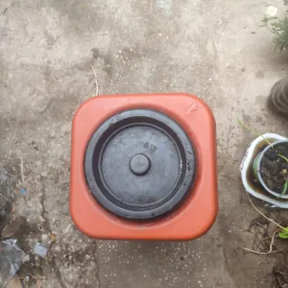 Barattolo per alimenti in plastica, 19 litri