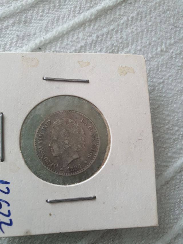 Alfonso XIII 50 Céntimos Plata 1894 *4