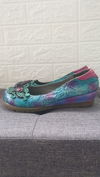 Bailarinas Talla 40 Flores