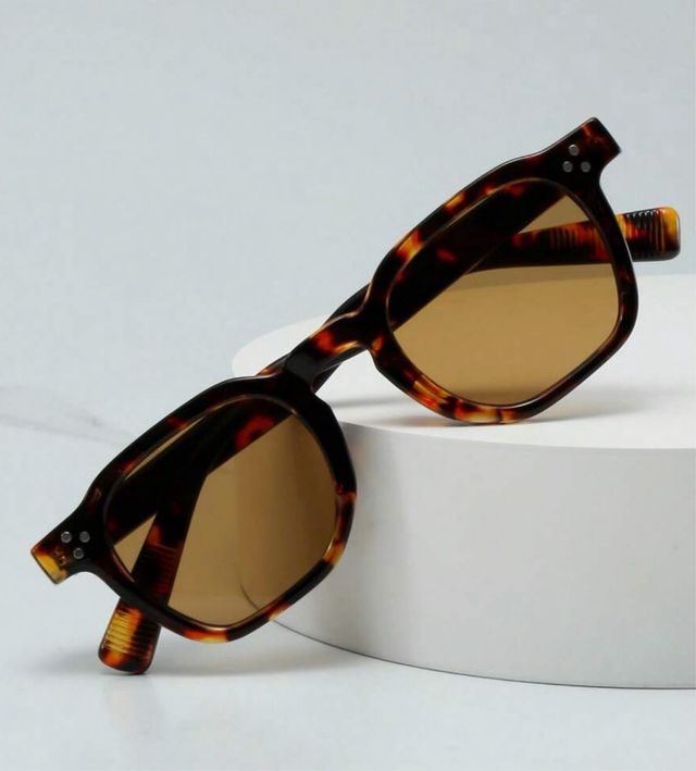 Gafas de sol cuadradas efecto carey