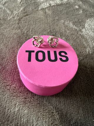 Pendientes Tous Oso Plata