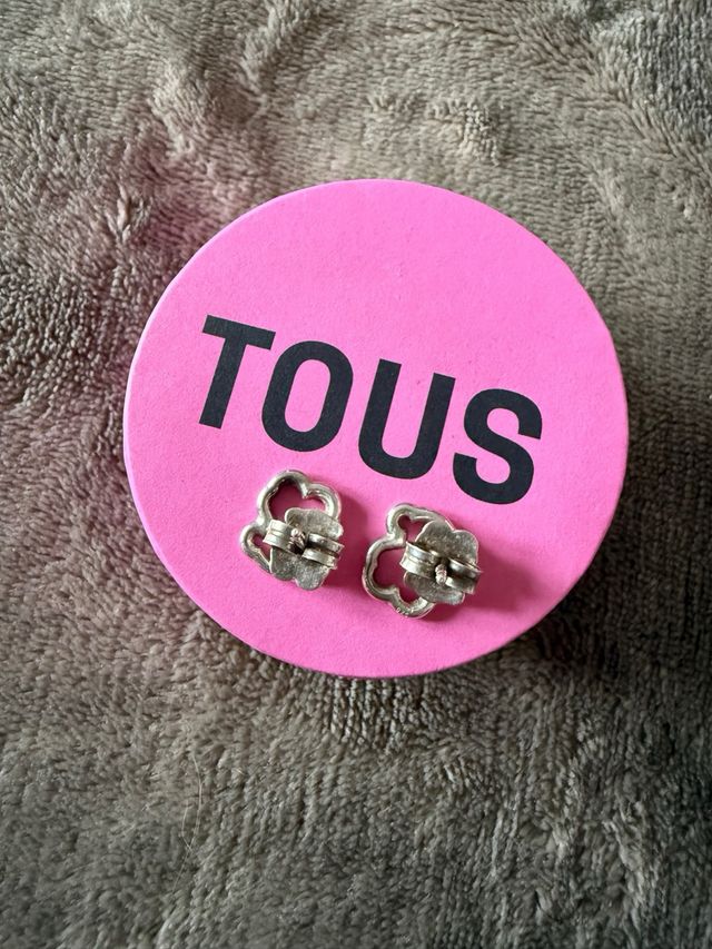 Pendientes Tous Oso Plata