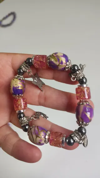 Pulseras bisutería elásticas