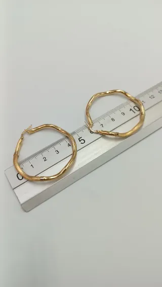 Pendientes de oro de 18kt.