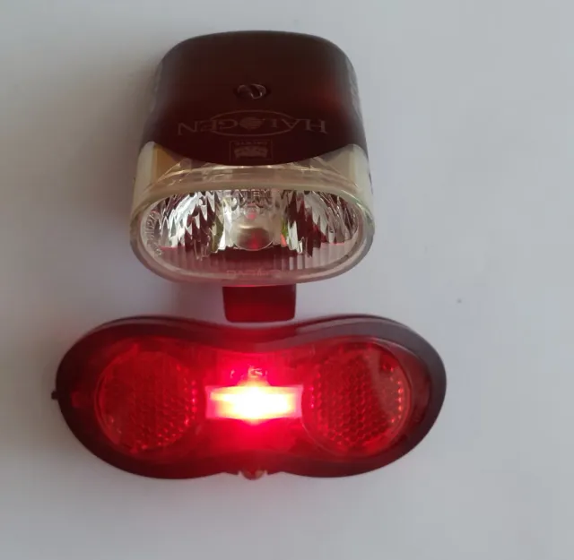 Juego Luces Bici Delantera y Trasera