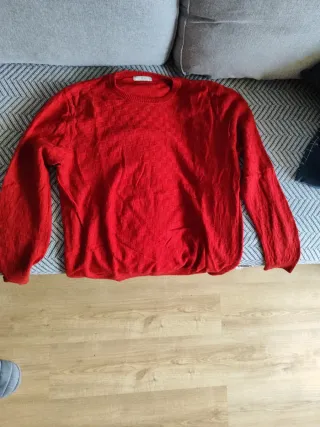 Jersey Mango Rojo Cuadros