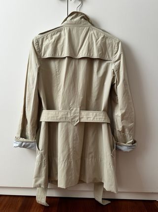 Trench mujer beige