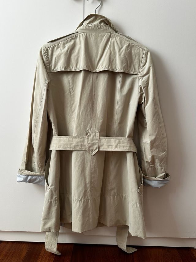 Trench mujer beige