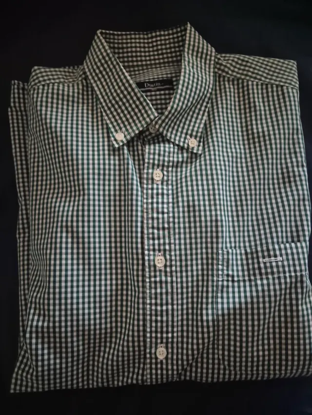 Camisa cuadros verde Dustin Talla 5