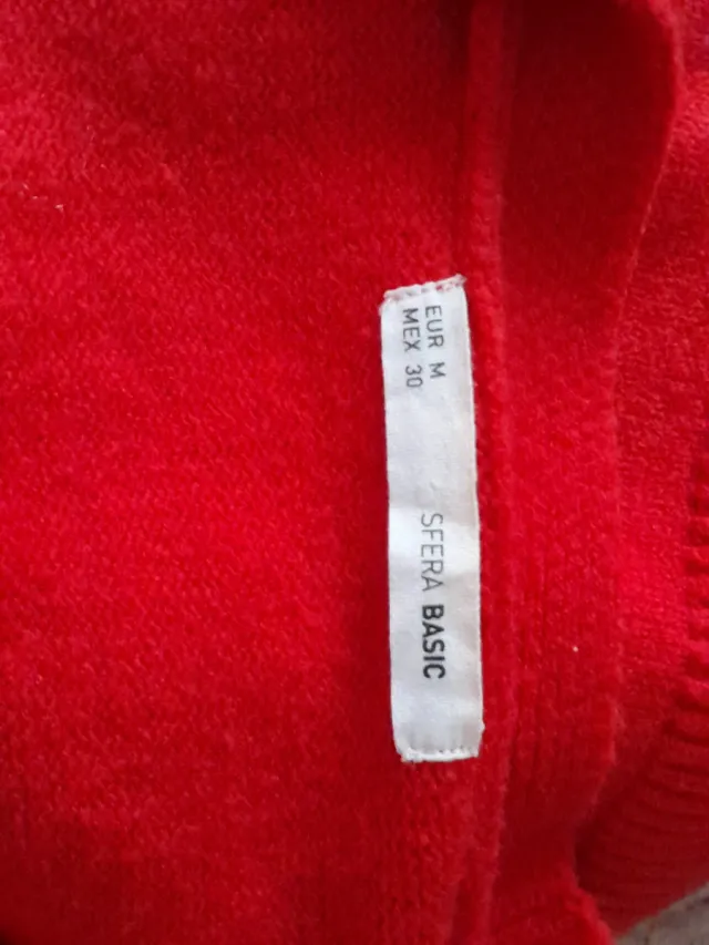 Jersey rojo de punto