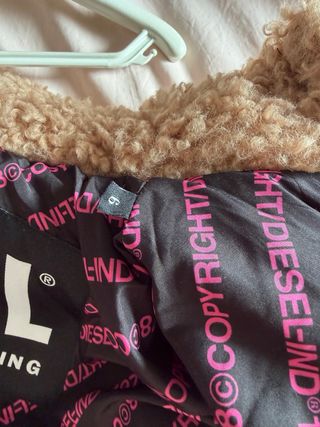 Capotto Teddy Beige/Marrone Diesel