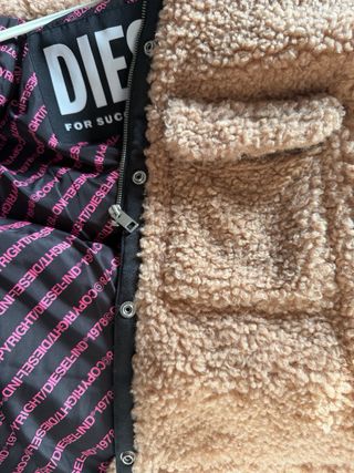 Capotto Teddy Beige/Marrone Diesel