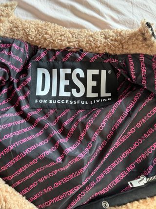 Capotto Teddy Beige/Marrone Diesel