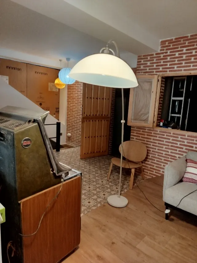 Lámpara de arco Fase Minerva Vintage Original