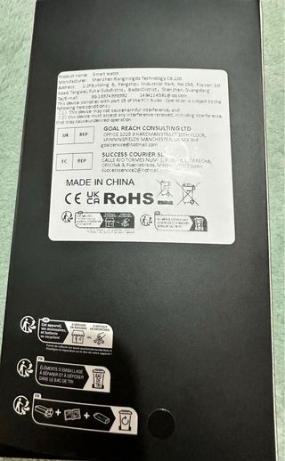 Reloj Inteligente Hombre Negro/Plata