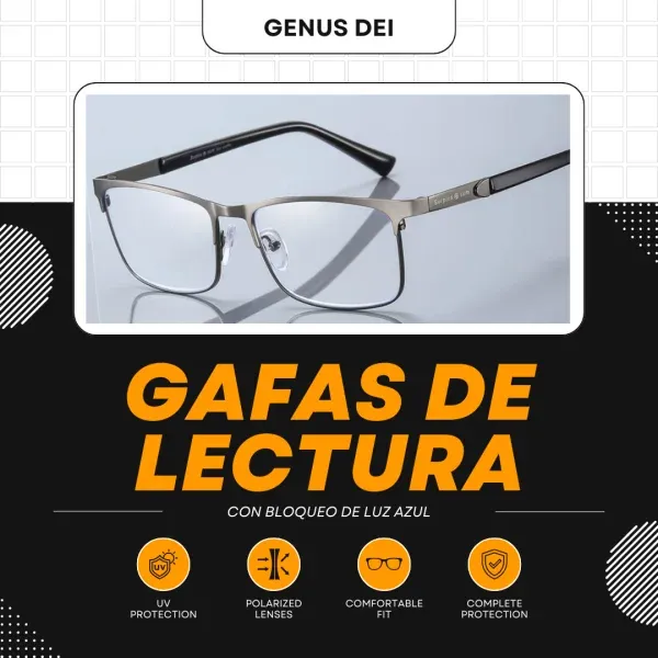Gafas lectura Genus Dei bloqueo luz azul