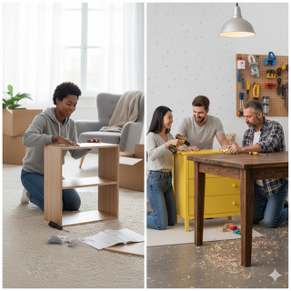 Montaje de muebles IKEA/Amazon — rápido y económic