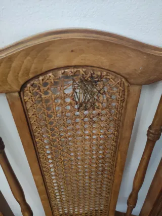 Juego de 6 sillas de comedor de madera