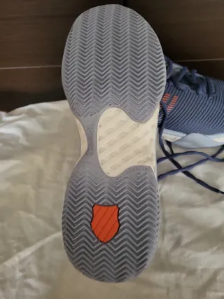 K-Swiss Tenis Padel AZUL CLARO Y NARANJA