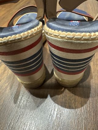 Zapatillas U.S. Polo Assn. Cuña Azul y Marrón