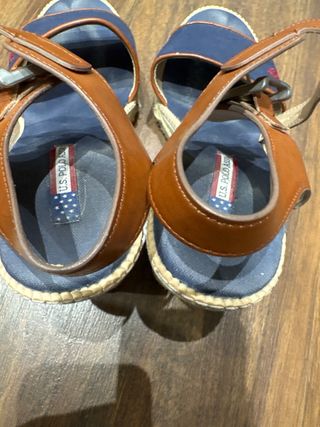 Zapatillas U.S. Polo Assn. Cuña Azul y Marrón