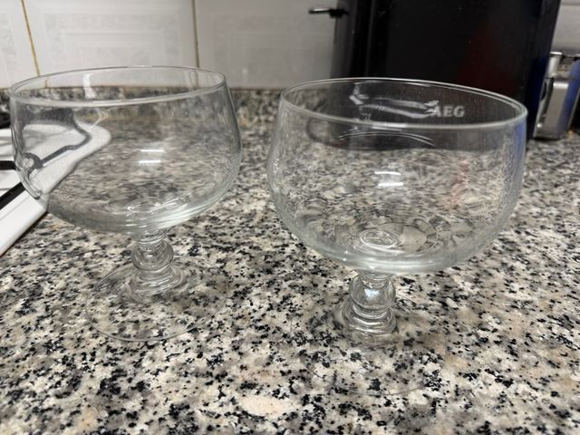 Luminarc. Set de 12 piezas de postre. 6 copas y 6