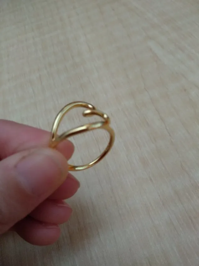 Anillo Corazón Dorado
