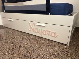 Cama infantil 90x200 con cajones