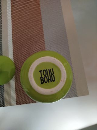 Zuccheriera in ceramica verde