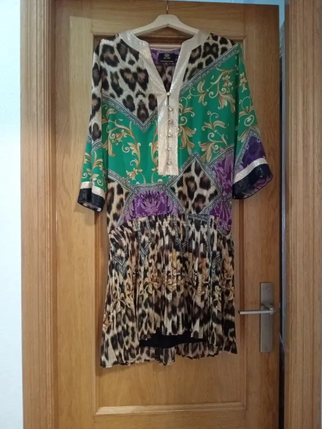 Vestido estampado corto Privee