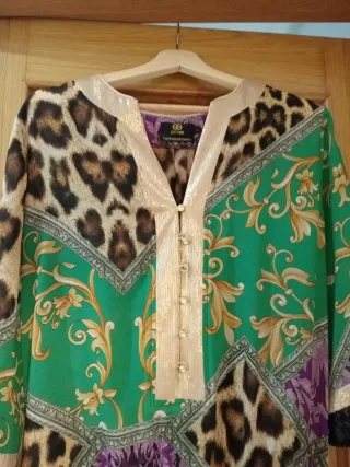 Vestido estampado corto Privee