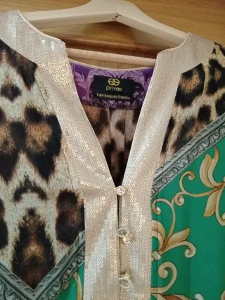 Vestido estampado corto Privee