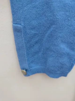Jersey Stradivarius Azul Manga 3/4 Talla L