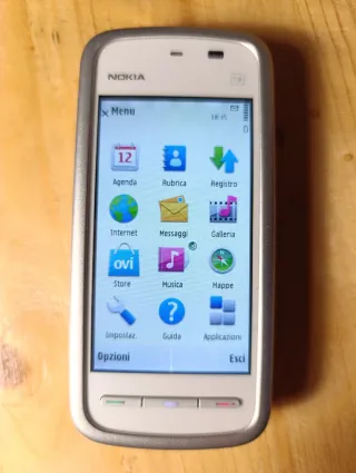 Nokia 5230 Argento/turchese