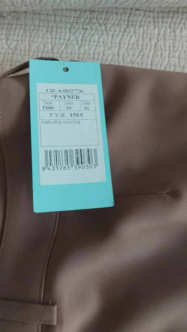 Pantalón Lassere Beige Nuevo con Etiquetas