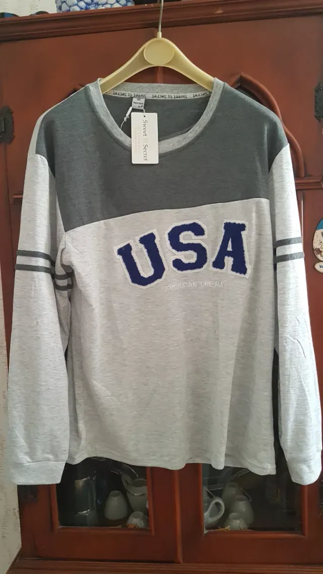 Maglia felpata Sweet Secret USA