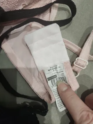 2 Sujetadores In extenso 95C, D Rosa y Negro