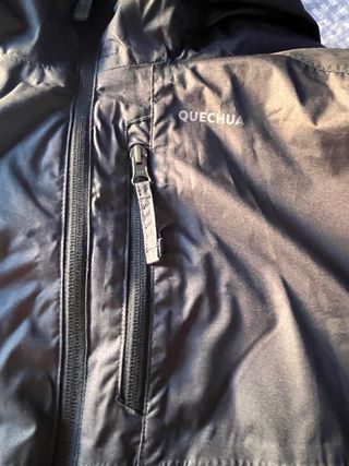 Anorak Quechua Negro/Gris Talla M