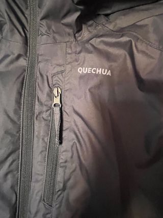 Anorak Quechua Negro/Gris Talla M