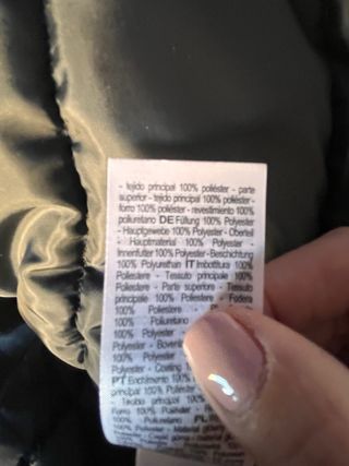 Anorak Quechua Negro/Gris Talla M