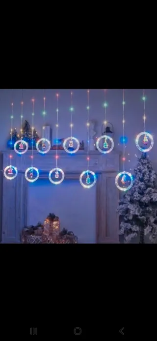 Tenda luminosa natalizia LED