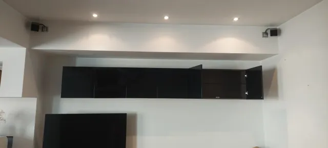 Mueble Flotante Negro 3 Módulos